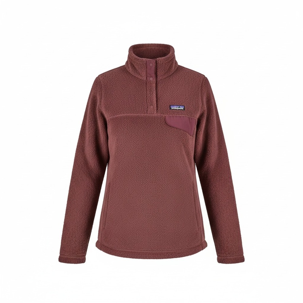 Patagonia Women's Re-Tool Snap-T Pullover‎ Chicory Red Roamer Red X-Dye Size M